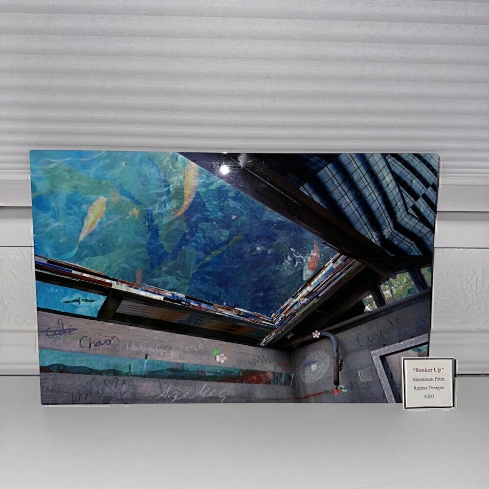 "Bunker Up" 1st Edition Aluminum Print by Roema Designs – Signed Art (2017)